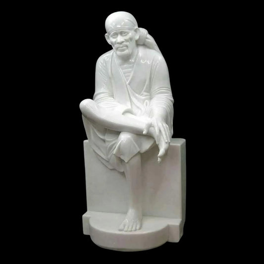 Large Shirdi Sai Baba Marble Statue for Mandir