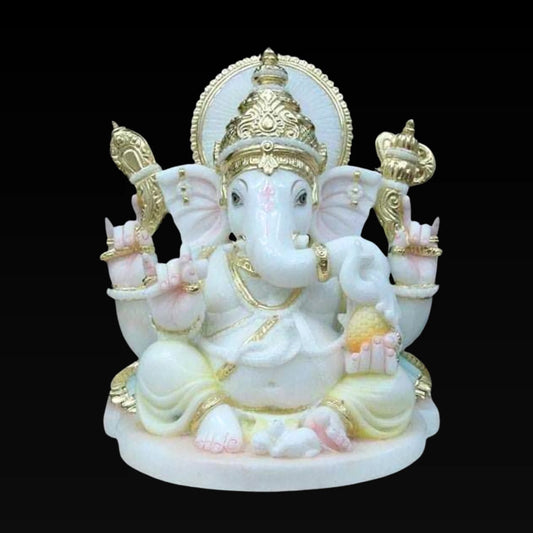 Peaceful Blessing Ganesh Figurine for Home – 6 Inch