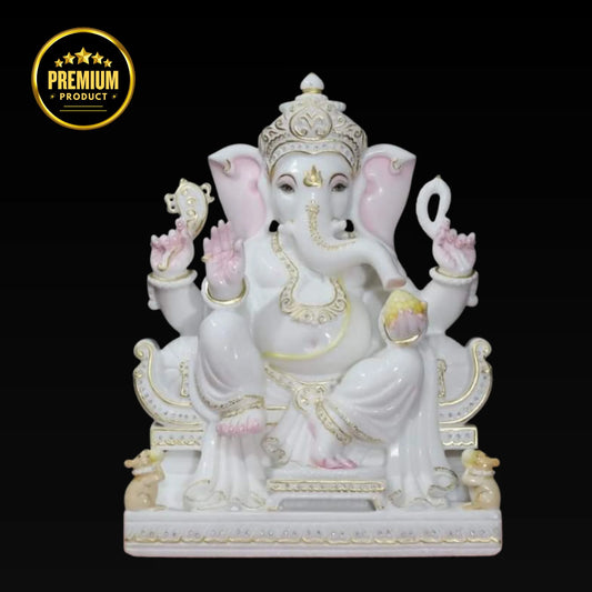 Big Size Ganpati Idol for Home Temple – 36 Inch