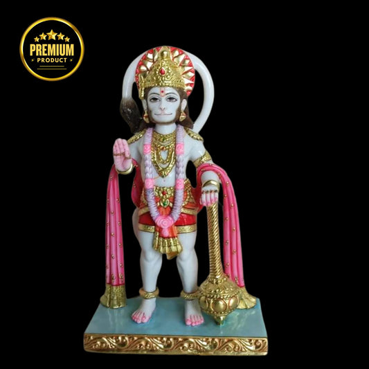 Fine Art Bajrang Bali Idol with Detailed Facial Expression Work