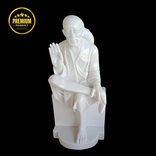 Beautiful Shirdi Sai Baba Marble Murti Online
